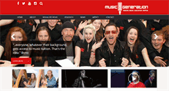 Desktop Screenshot of musicgeneration.ie